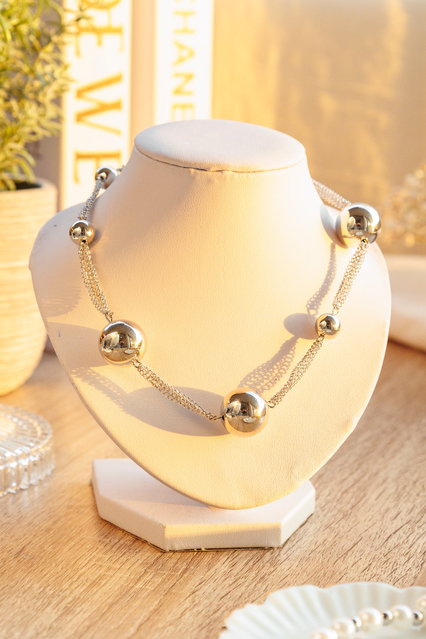 Choker Estela Silver