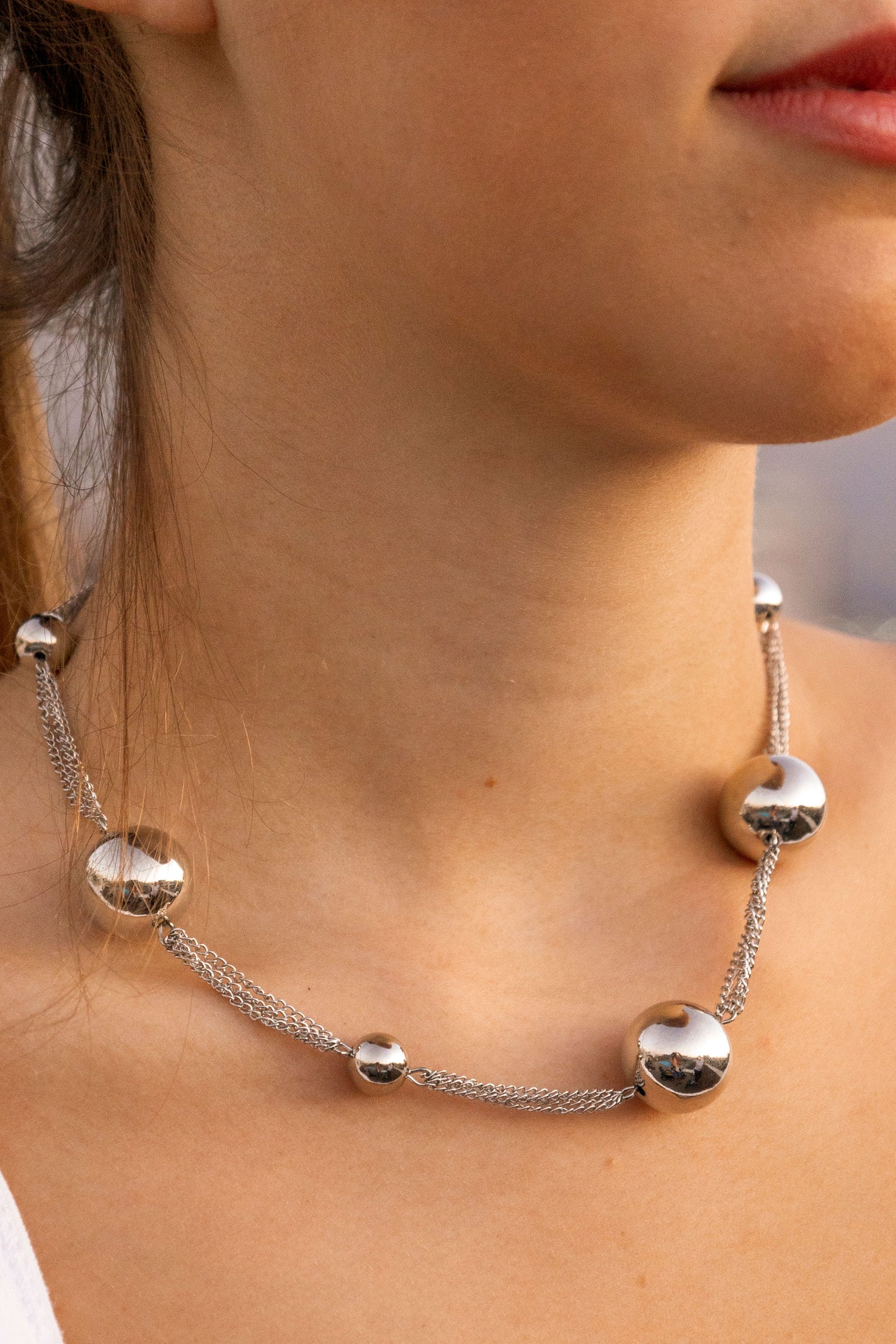 Choker Estela Silver