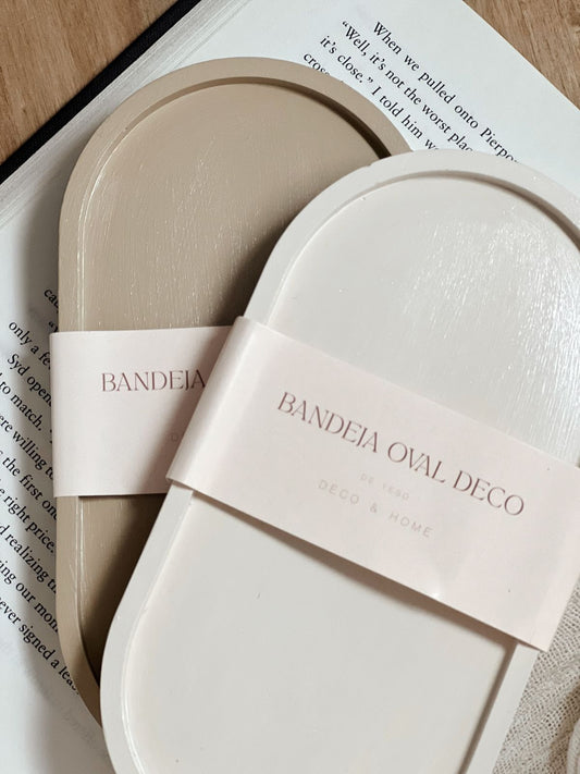 Bandeja ovalada Deco