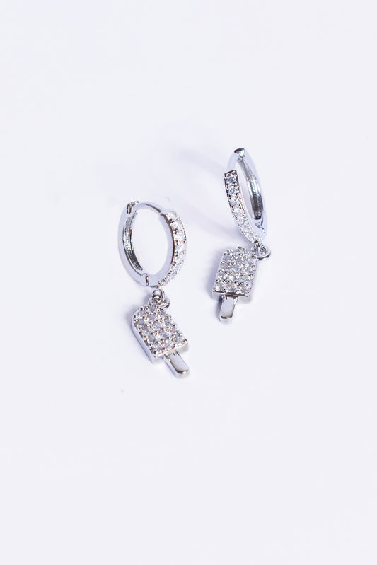 Argollas Ice Cream Silver