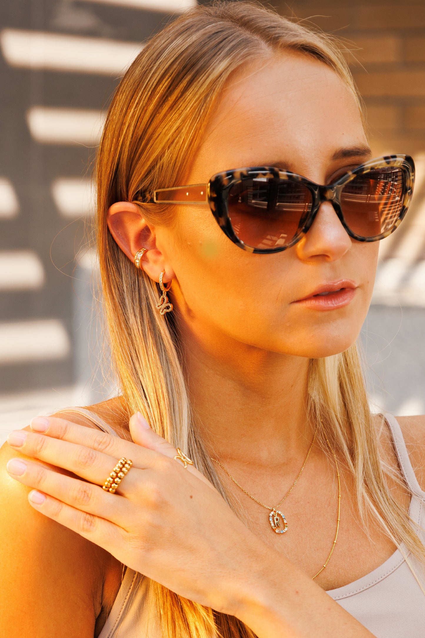 Argollas Borboleta Gold