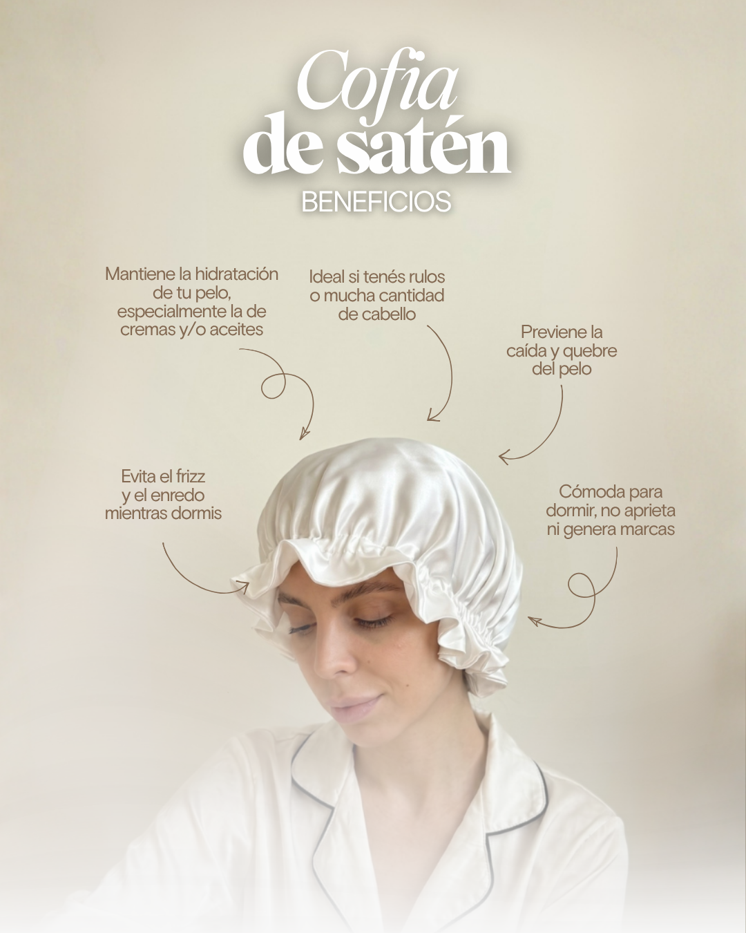 Gorra de Satín