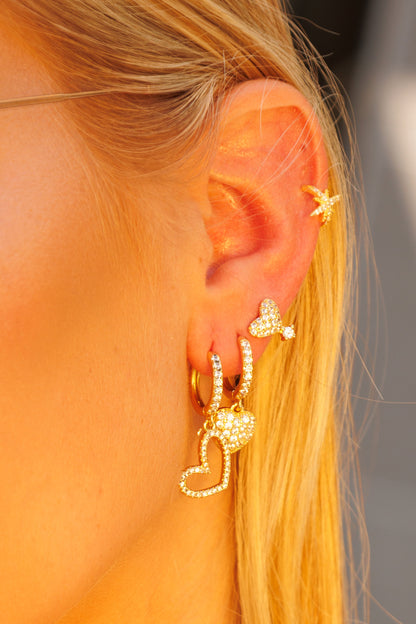 Mini Aros Doble Corazón